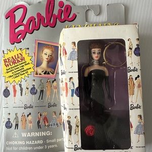 Barbie Keychain ~ Solo In The Spotlight ~ #701-1 In Original Box 1995 Basic Fun
